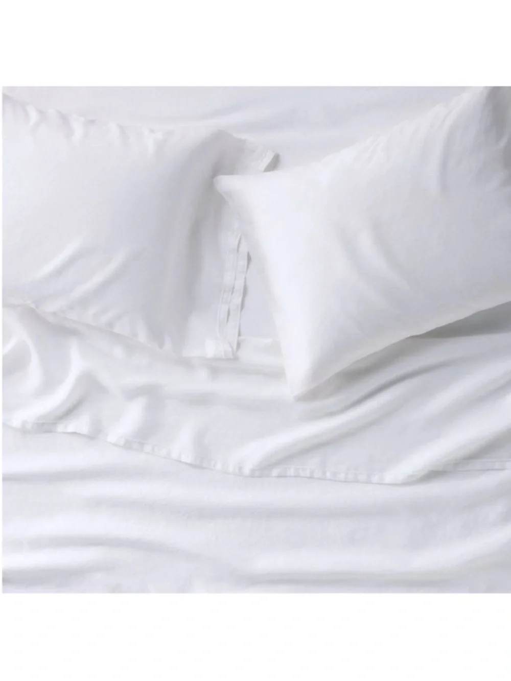 NWT Queen 100% Linen Sheet Set White - Casaluna